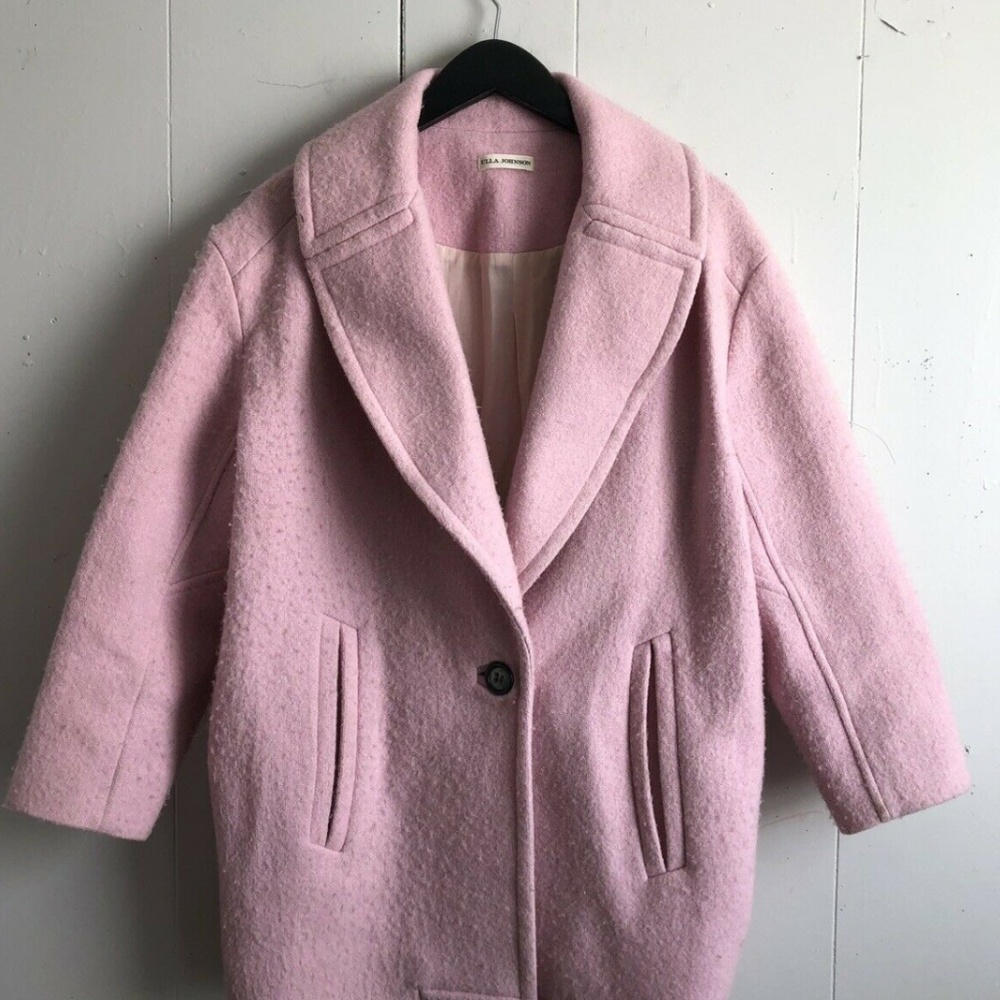 Ulla Johnson Odele Pink Coat Small